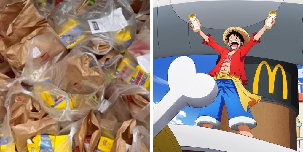 McDonald's cancela en Japón su promoción de 'One Piece' tras el desperdicio de comida producida por su anterior campaña con 'Pokémon'