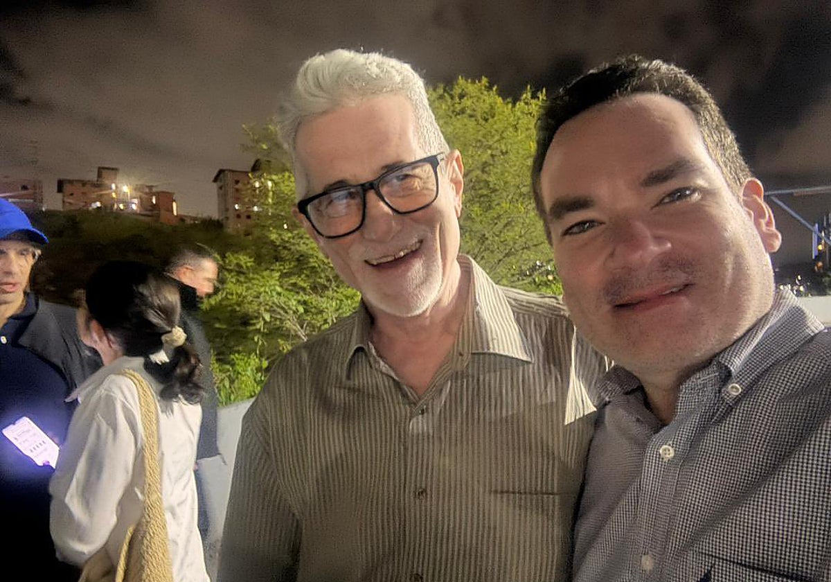 El exdiputado Américo De Grazia junto a Tomás Guanipa