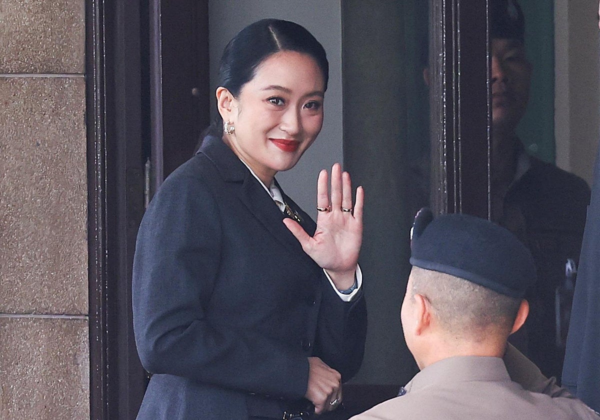 La destituida primera ministra itailandesa Paetongtarn Shinawatra