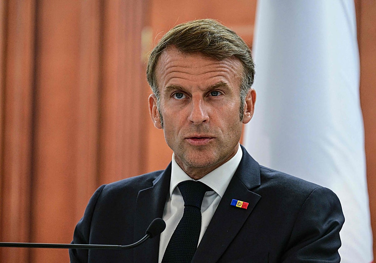 Emmanuel Macron, presidente de la República de Francia