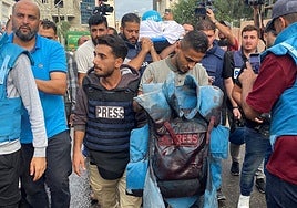 La prensa internacional condena los 250 crímenes de periodistas en la Franja de Gaza