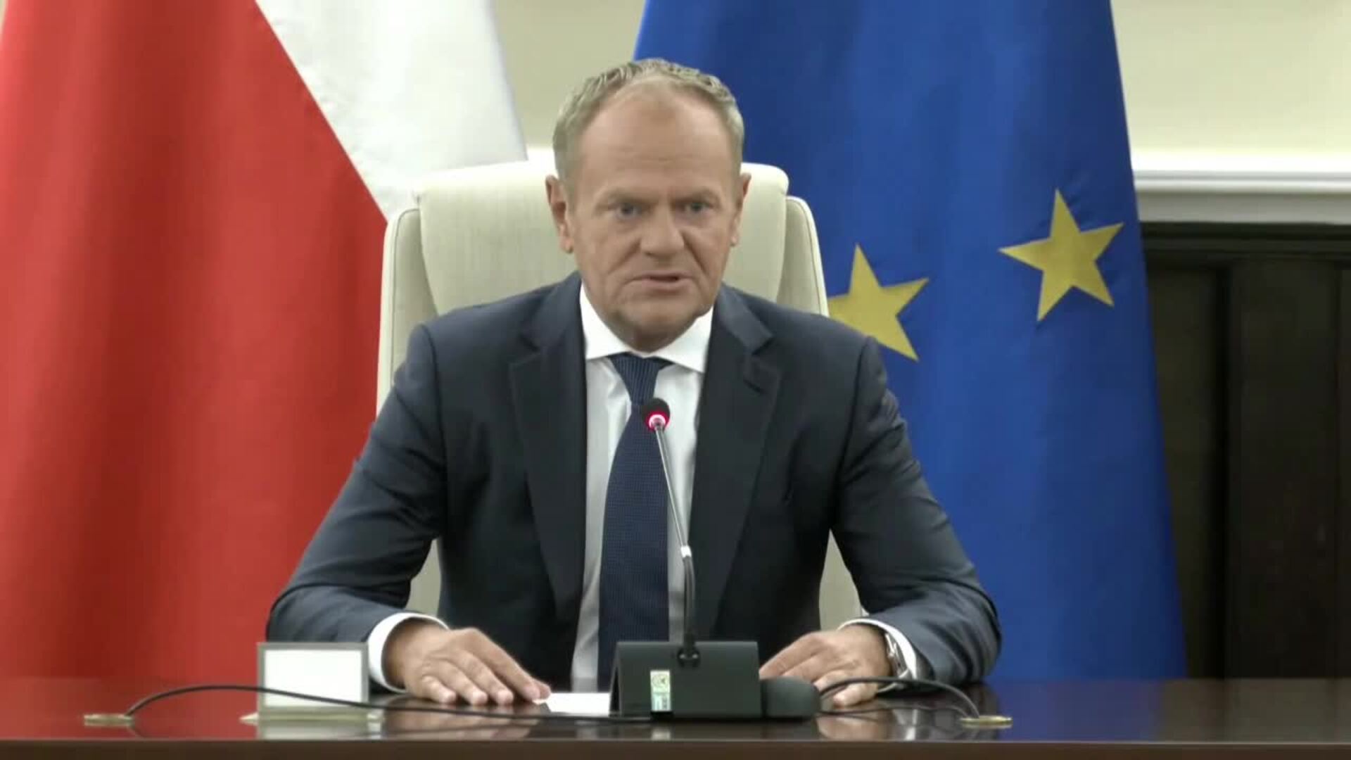 Tusk: Es la primera vez que se derriban drones rusos en país aliado en &quot;probable provocación&quot;