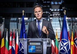 Rutte avisa de que la OTAN defenderá «cada centímetro de territorio» tras la violación del espacio aéreo polaco