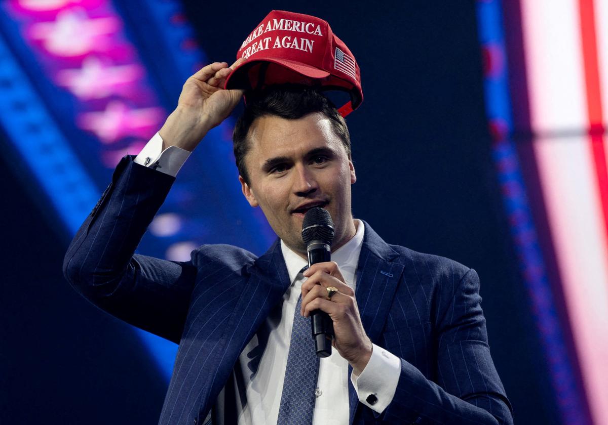 Charlie Kirk, en una conferencia organizada por Turning Point USA