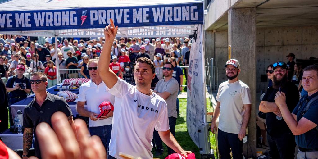El estudiante que hizo la última pregunta a Charlie Kirk: «Era un ser humano, ¿es que lo hemos olvidado?»
