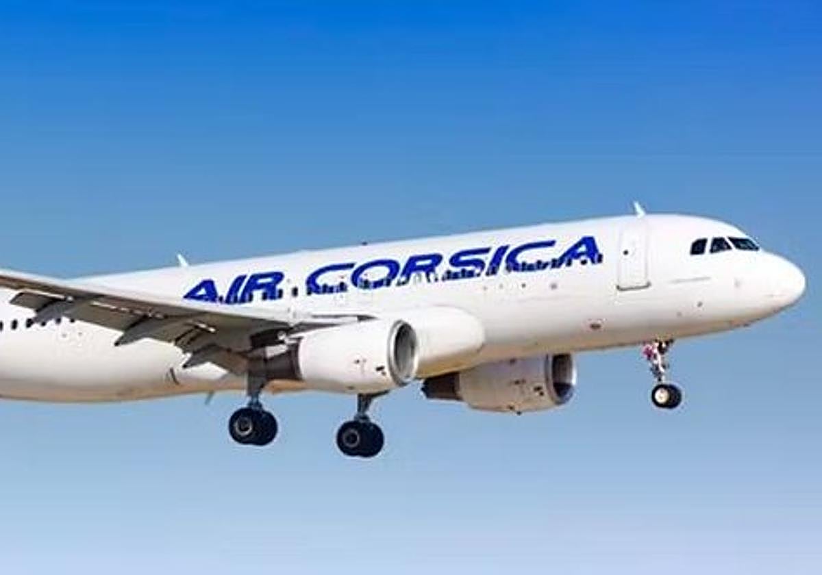 Un avión de Air Corsica.