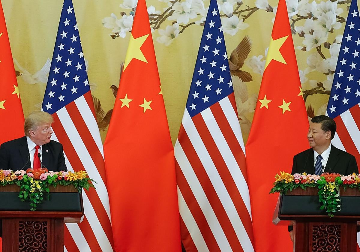 Trump y Xi Jingping durante su encuentro en 2017