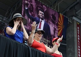 El funeral de Charlie Kirk, en imágenes