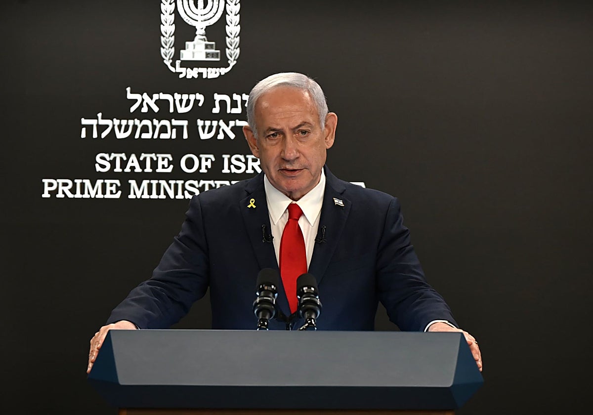 El primer ministro israelí, Benjamin Netanyahu