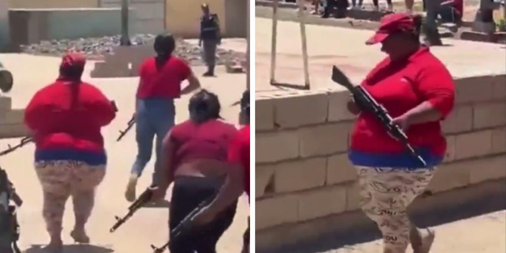 Trump se mofa de un vídeo de entrenamiento de milicias populares venezolanas: «¡Una amenaza muy seria!»