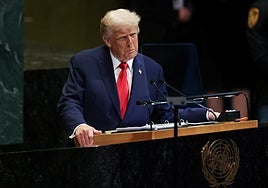 Trump dinamita la Asamblea General: «Soy yo y no la ONU quien acaba con las guerras»