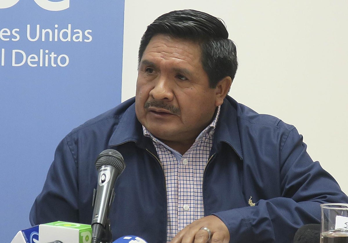 El exviceministro de Defensa Social y Sustancias Controladas de Bolivia, Felipe Cáceres