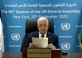 El presidente de la Autoridad Palestina ofrece una ruta para la paz sin Hamás y avisa: «No vamos a irnos de nuestra tierra»