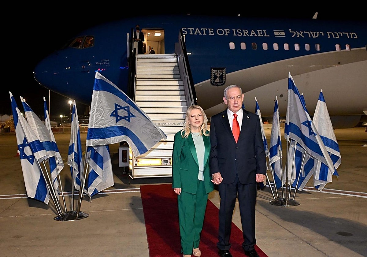 Netanyahu toma una ruta inusual para viajar a Nueva York y evitar la orden de arresto internacional