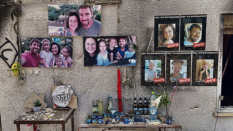 La familia Siman Tov fue asesinada en su kibutz de Nir Oz