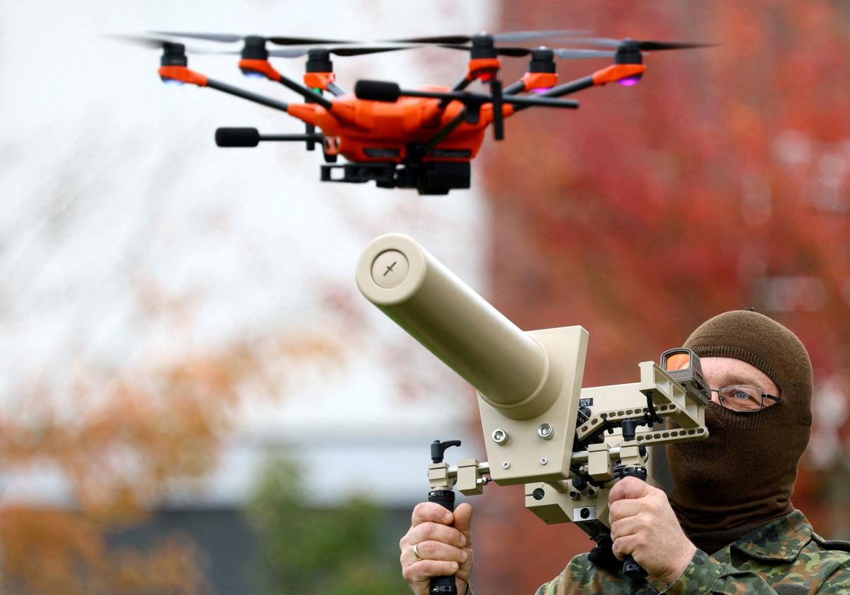 El Ejército alemán utiliza un inhibidor de drones durante el ejercicio de defensa 'Red Storm Bravo'