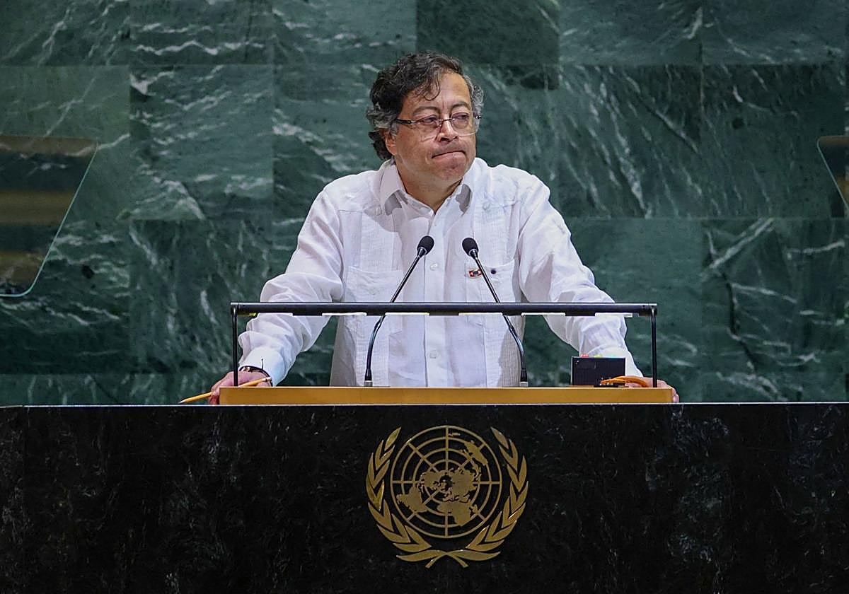 El presidente colombiano Gustavo Petro