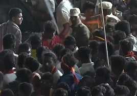 Al menos 38 muertos en una estampida durante un multitudinario evento del actor y político indio Vijay