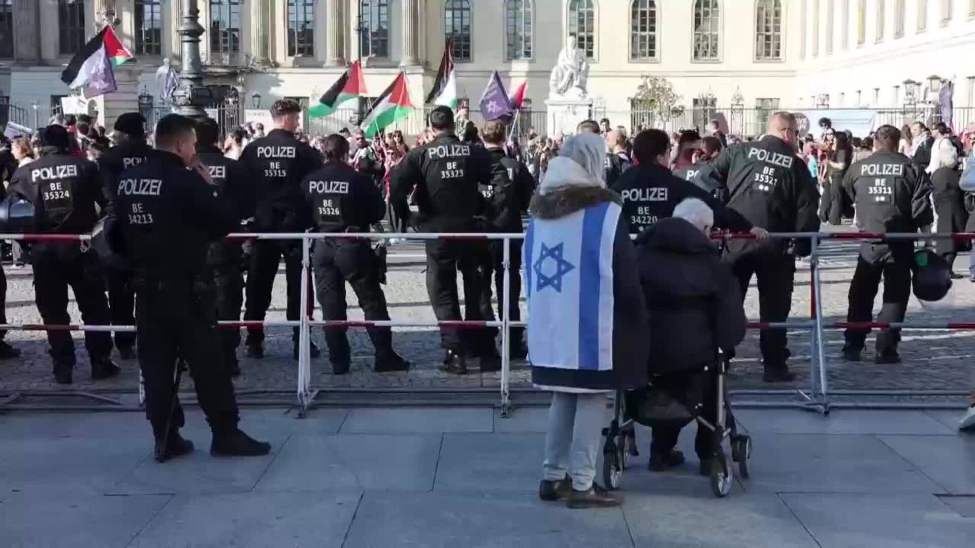 Entre 60.000 y 100.000 personas se manifiestan en Berlín en solidaridad con Gaza