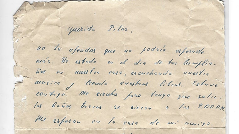Carta de Trigon dirigida a Pilar Suárez, madre de Alejandra