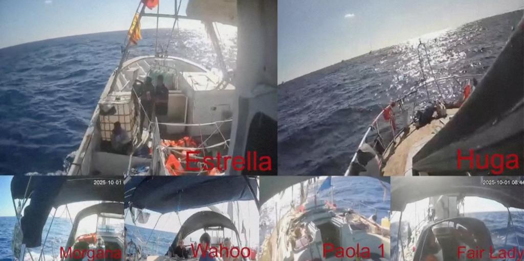 El Ejército de Israel intercepta al menos dos barcos de la flotilla de Gaza, incluyendo el de Ada Colau