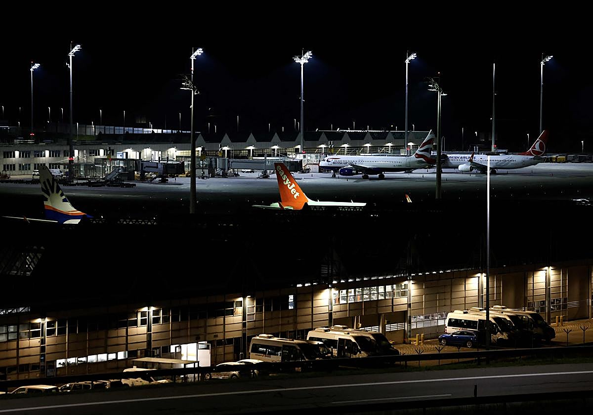 Imagen de archivo del aeropuerto de Múnich, uno de los afectados por los recientes avistamientos de drones.