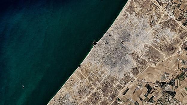 Imagen después - El antes y después de Gaza tras dos años del ataque de Hamás el 7 de octubre