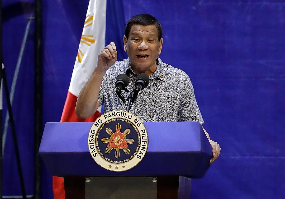 Discurso de Duterte en Manila