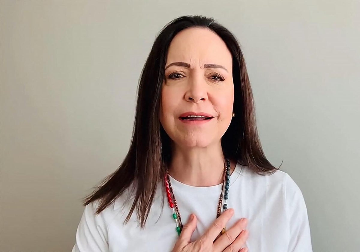 María Corina Machado se ha dirigido a través de un vídeo a los venezolanos