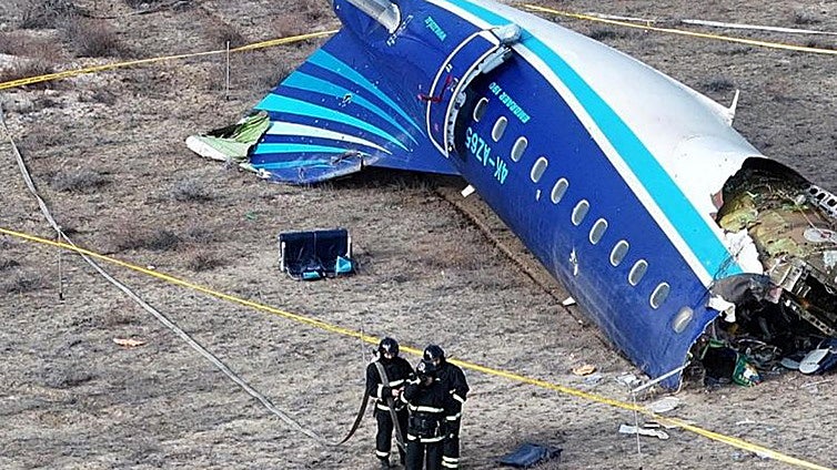 Putin admite la culpa de Rusia por la tragedia aérea del avión azerbaiyano que dejó 38 muertos