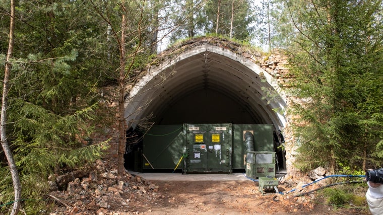 Oculto en un paraje de los bosques lituanos está el hospital de campaña de la OTAN