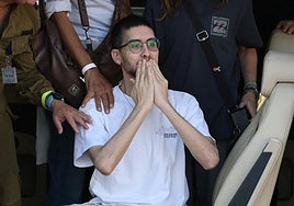 Vuelve a casa Evyatar David, el rehén al que Hamás obligó a cavar su propia tumba