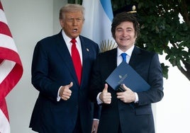 Trump promete apoyo total a Milei y condiciona la ayuda de EE.UU. a su victoria en las legislativas