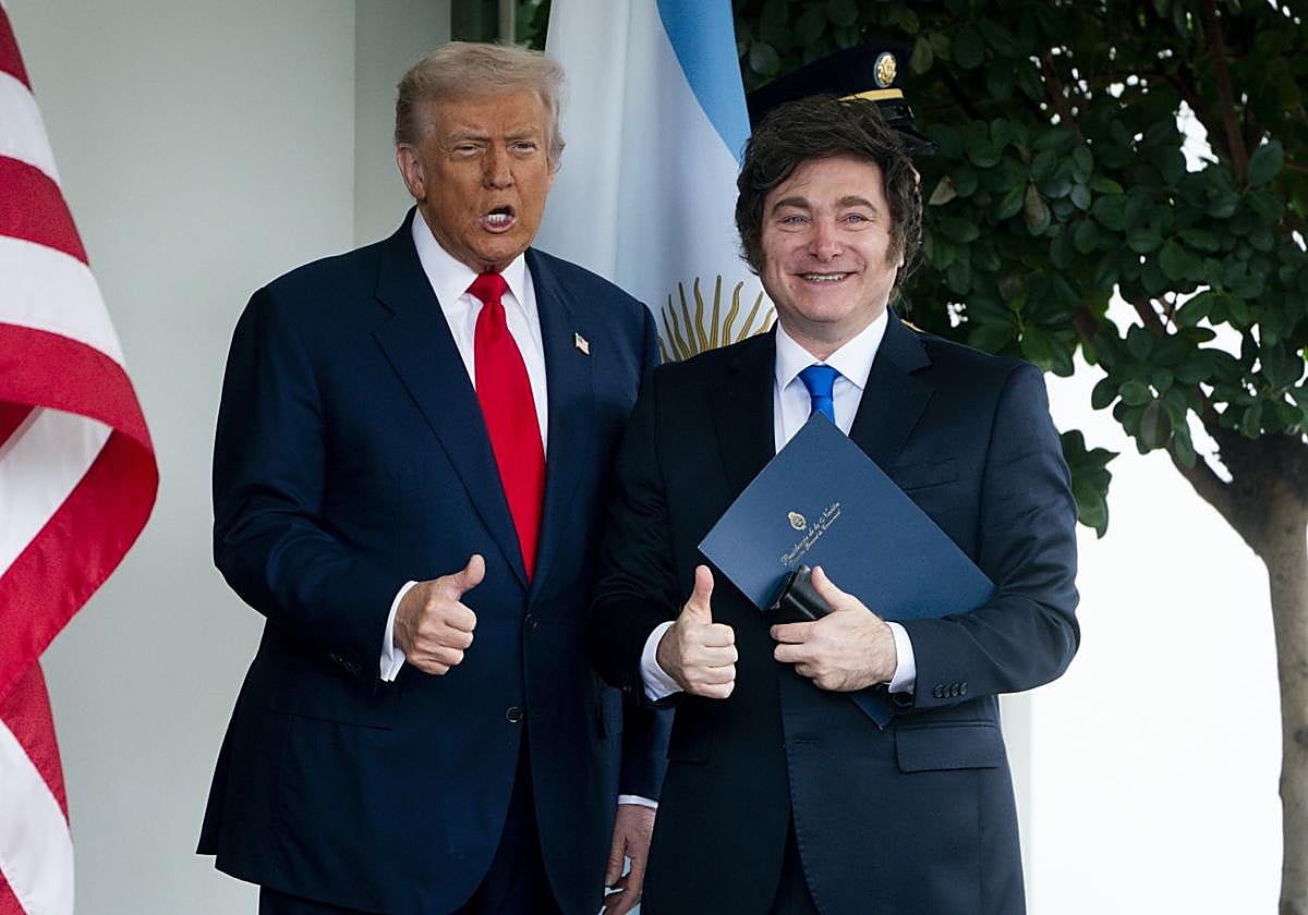 Trump promete apoyo total a Milei y condiciona la ayuda de EE.UU. a su ...