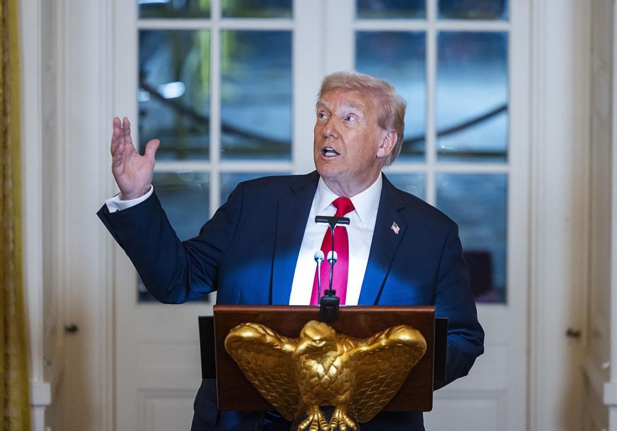 El presidente estadounidense, Donald Trump