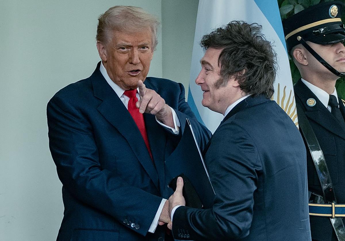 Donald Trump recibe a Javier Milei en la Casa Blanca este martes