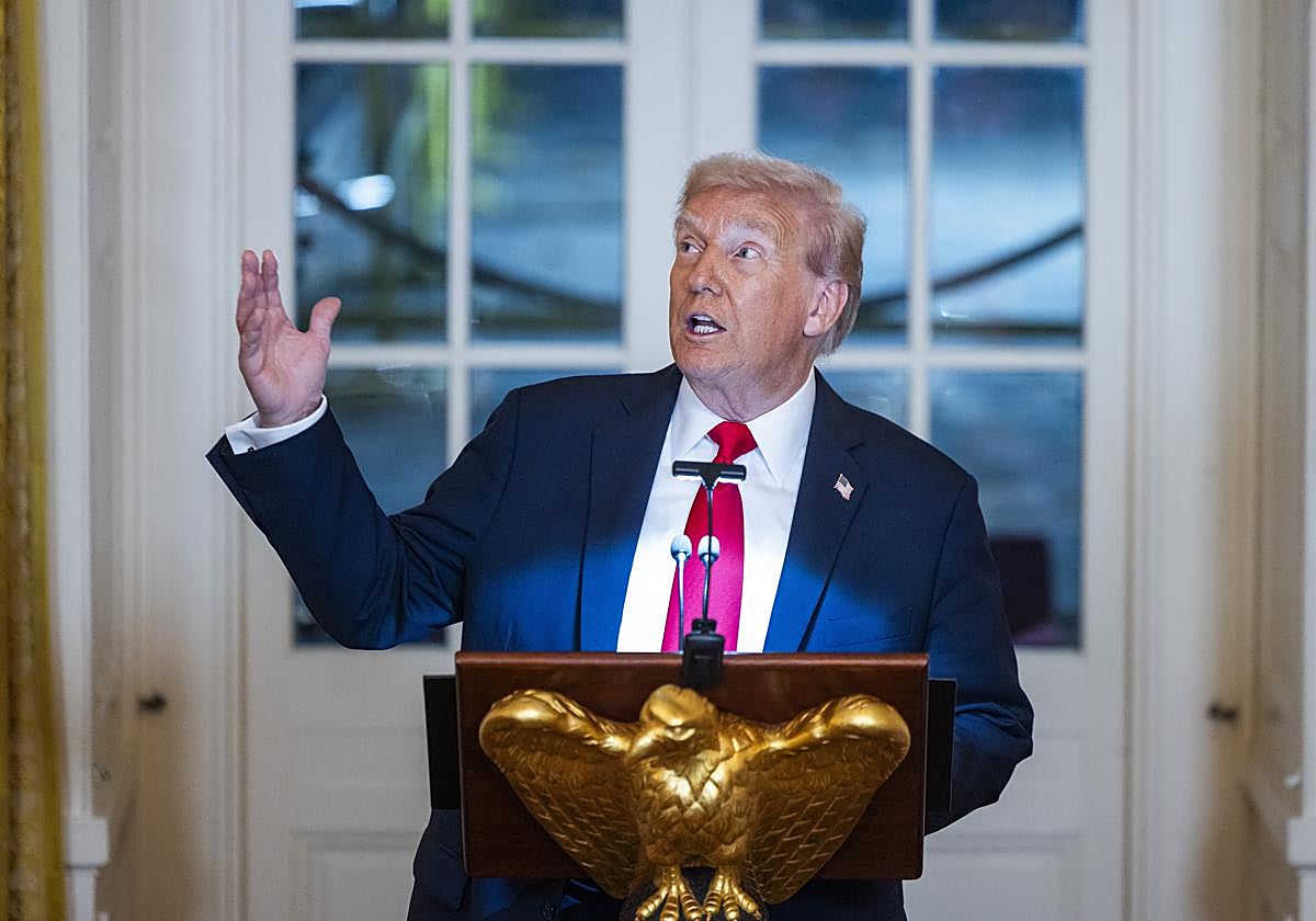 El presidente de Estados Unidos, Donald Trump, en una imagen de archivo