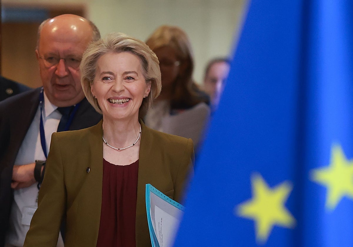 La presidenta de la Comisión Europea, Ursula von der Leyen