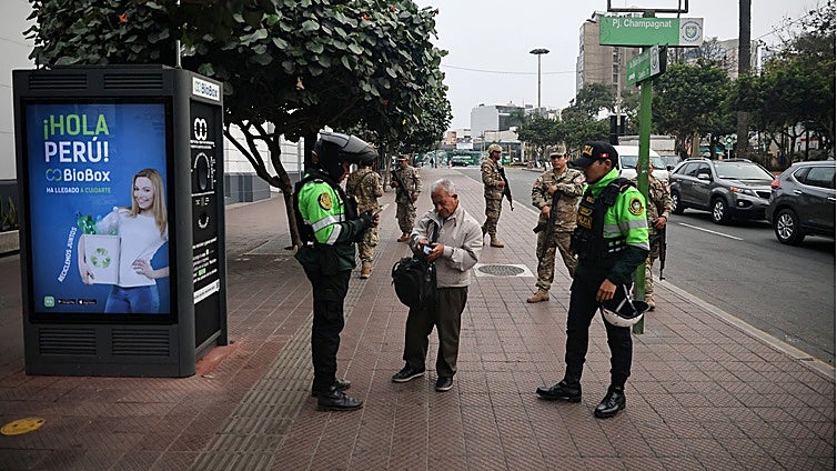 La capital de Perú, bajo estado de excepción por la ola de violencia