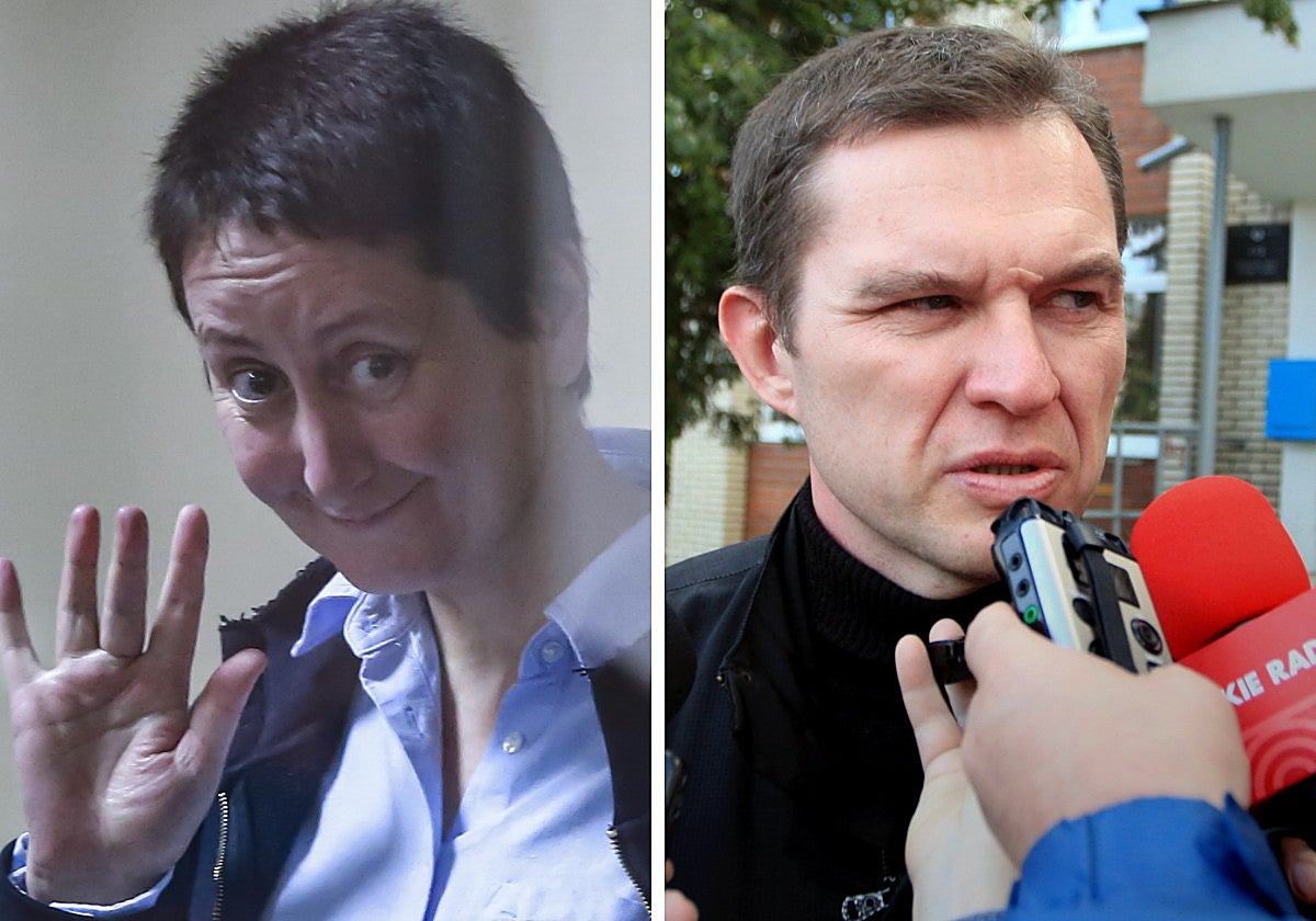 Los periodistas galardonados, Mzia Amaglobeli y Andrzej Poczobut