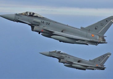 Dos cazas españoles de la OTAN, desplegados tras una nueva incursión rusa en espacio aéreo lituano