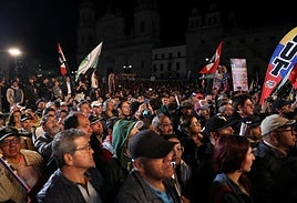 Miles de colombianos marchan en Bogotá en apoyo a Petro en plena escalada de tensión con EE.UU.