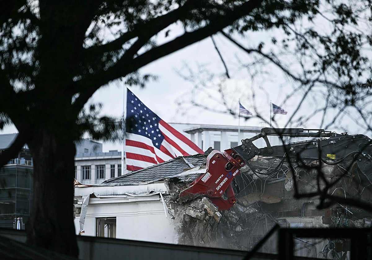 La Casa Blanca de Trump: una demolición que sacude EE.UU.