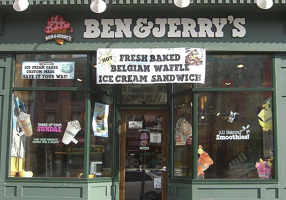 Una tienda Ben & Jerry's.