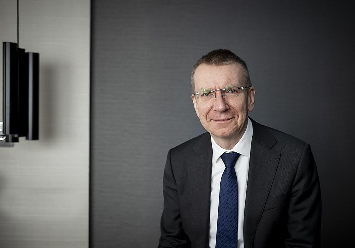 El presidente de Letonia, Edgars Rinkevics, en una imagen de archivo