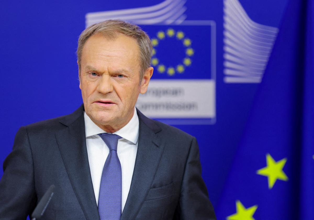 El primer ministro polaco, Donald Tusk, en una foto de archivo de 2023