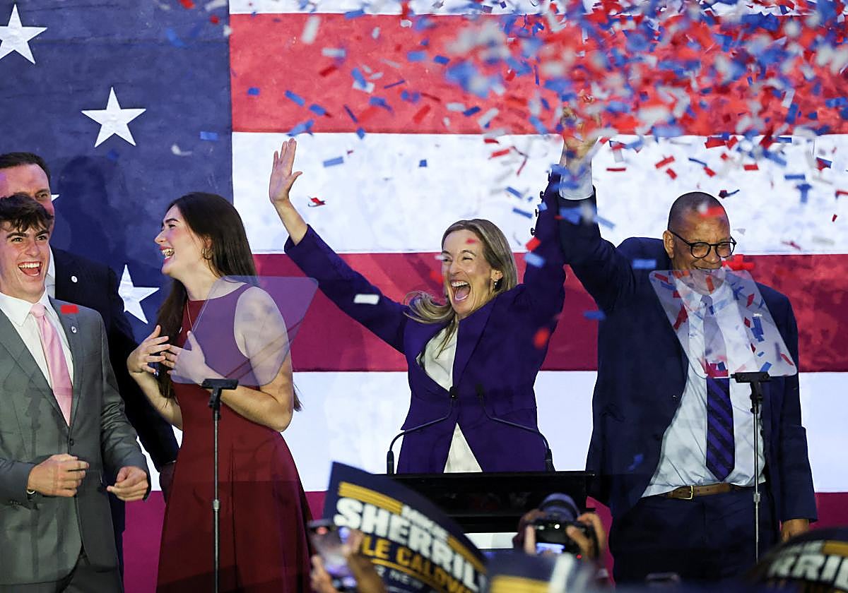 Victoria de la candidata demócrata en Nueva Jersey, Mikie Sherrill