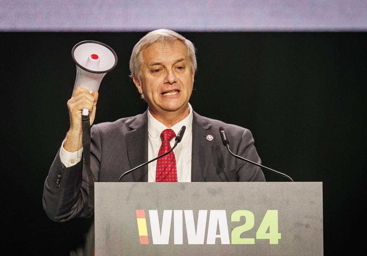 El candidato a la presidencia de Chile José Antonio Kast