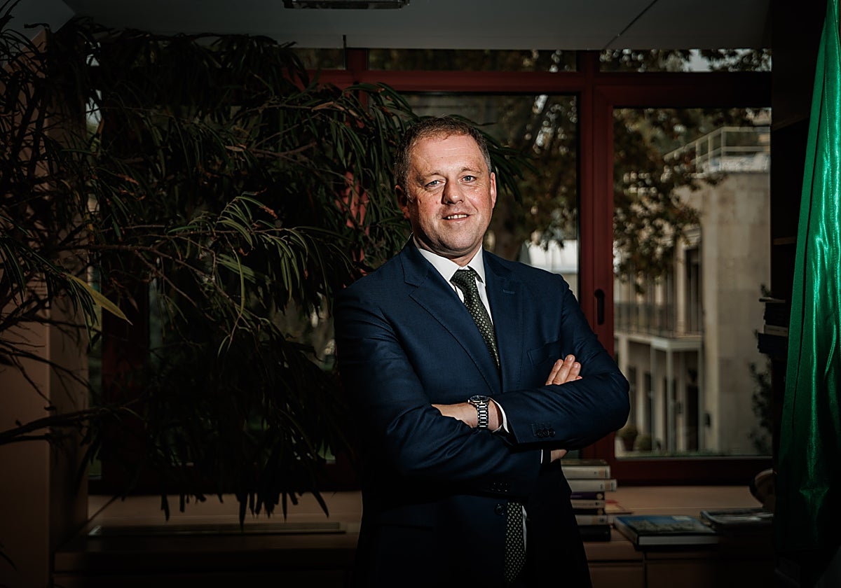 Thomas Byrne, en la Embajada de Irlanda en Madrid