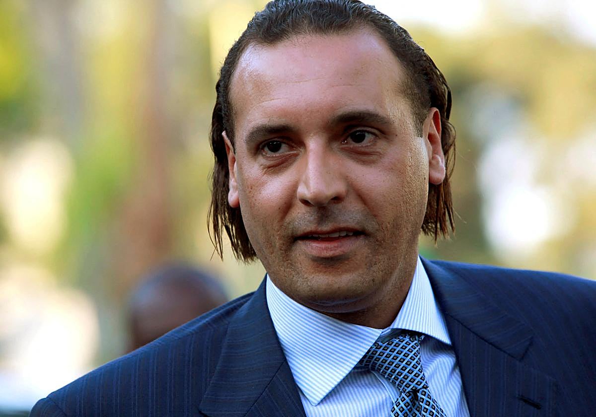 Hannibal Gadafi hijo menor del difunto líder libio